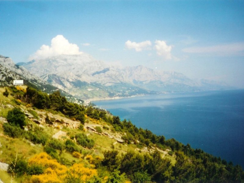 Makarska Riviera nördlich von Brela (1999)