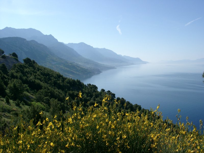 Makarska Riviera nördlich von Brela (2005)