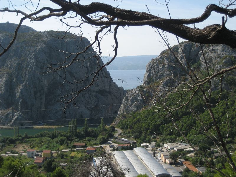 Cetina-Durchbruch bei Omiš (2008)