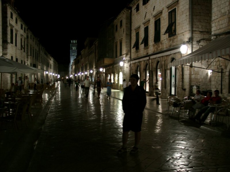 Dubrovnik: Stradun am Abend (2005)