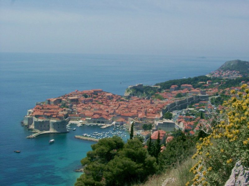 Dubrovnik: Blick von der Küstenstraße (2005)