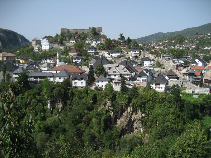 Jajce: Blick auf die Altstadt (2008)