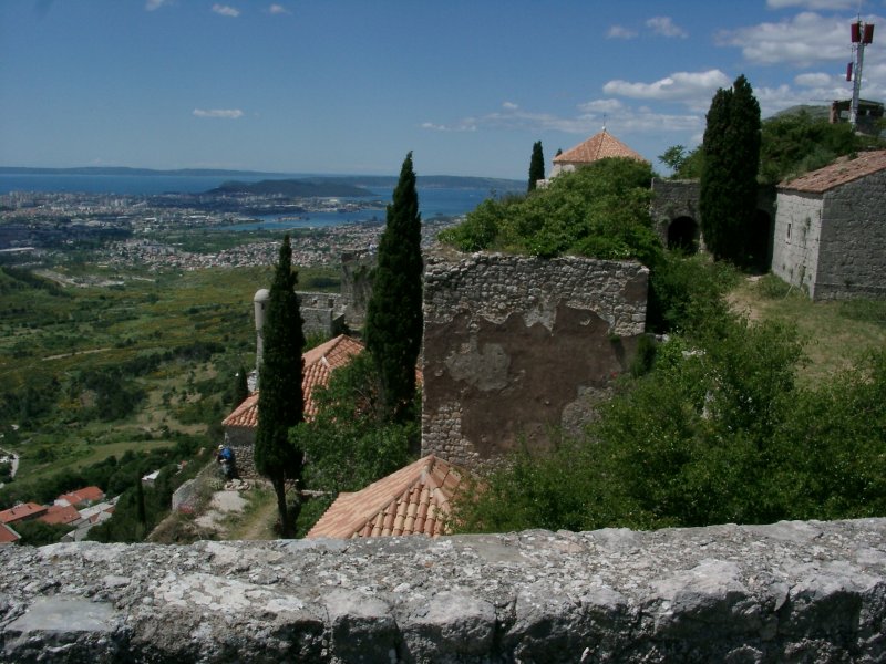 Klis: Blick von der Festung Richtung Split (2006)