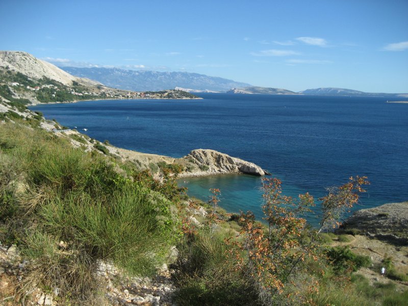 Krk: Blick auf Stara Baška (2010)