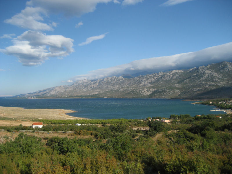 Maslenica-Bucht und Velebit-Massiv (2008)