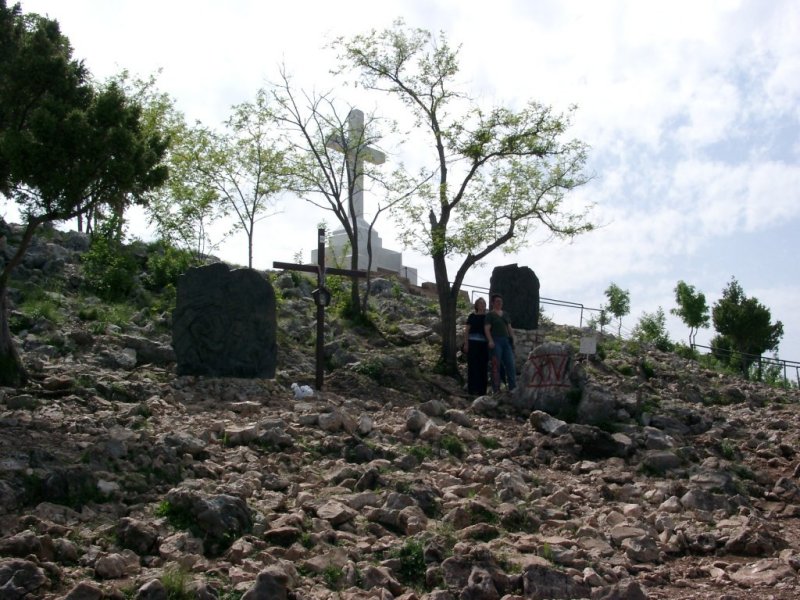 Gipfel des Berges Križevac (2005)