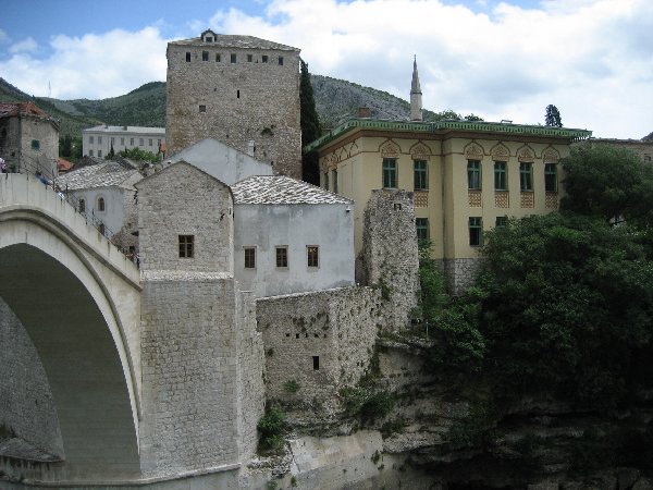 Mostar: Ostseite der Alten Brücke (2007)