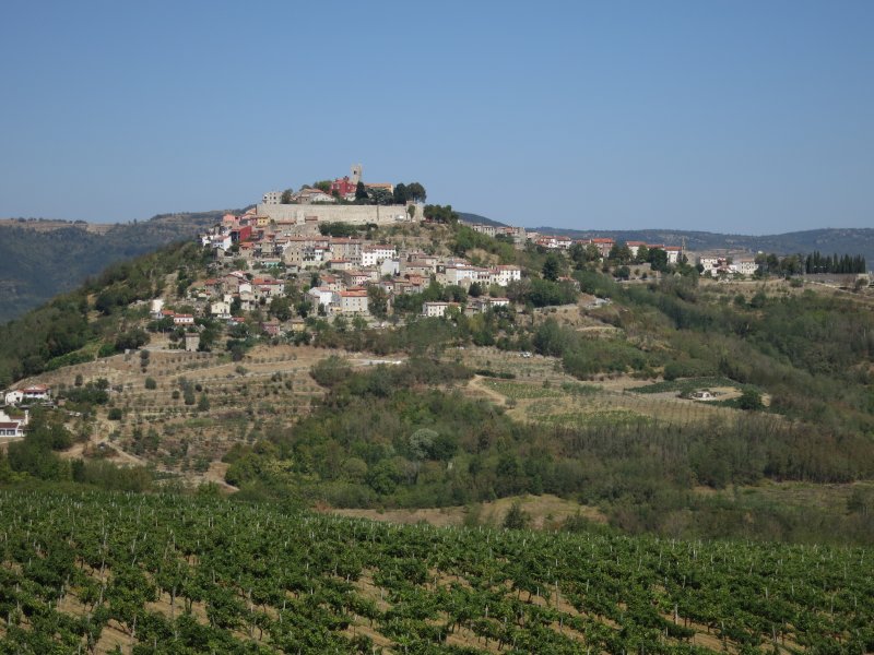 Motovun: Ansicht von Süden (2012)