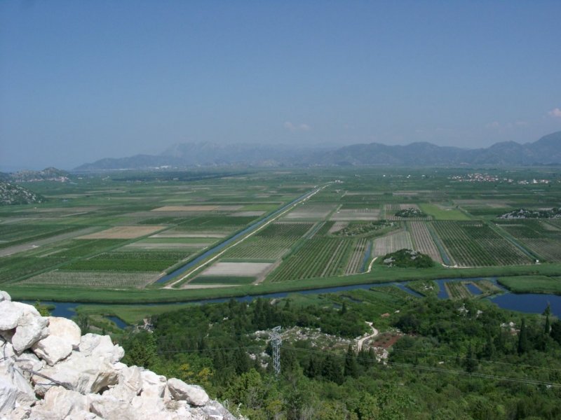 Neretva-Delta von Süden (2004)