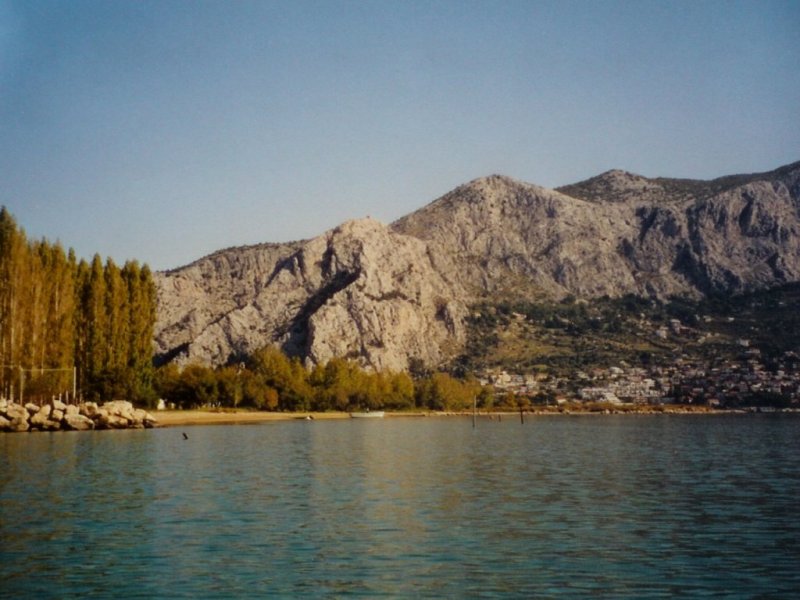 Omiš: Blick vom Strand (2000)