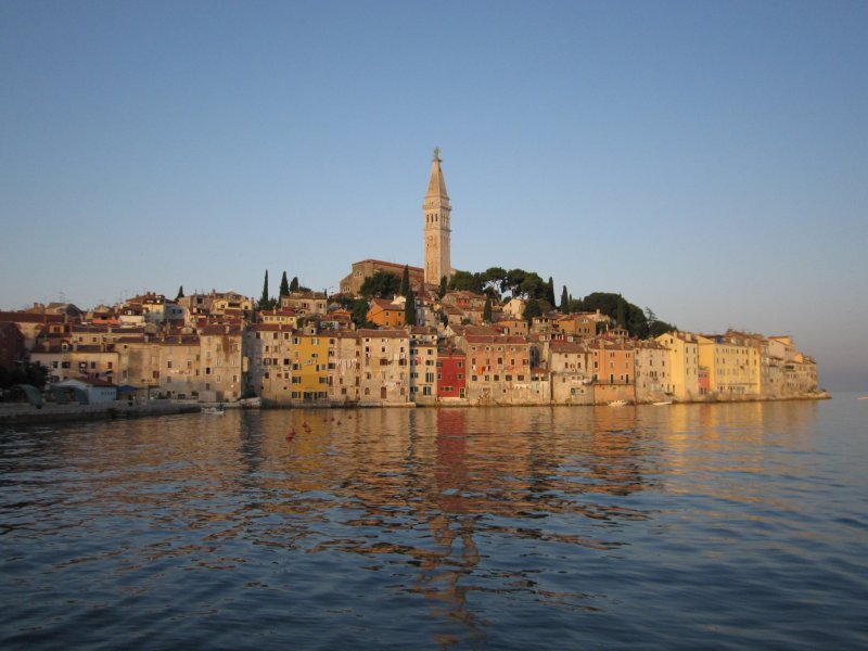 Rovinj: Blick vom Valdibora auf die Altstadt (2011)