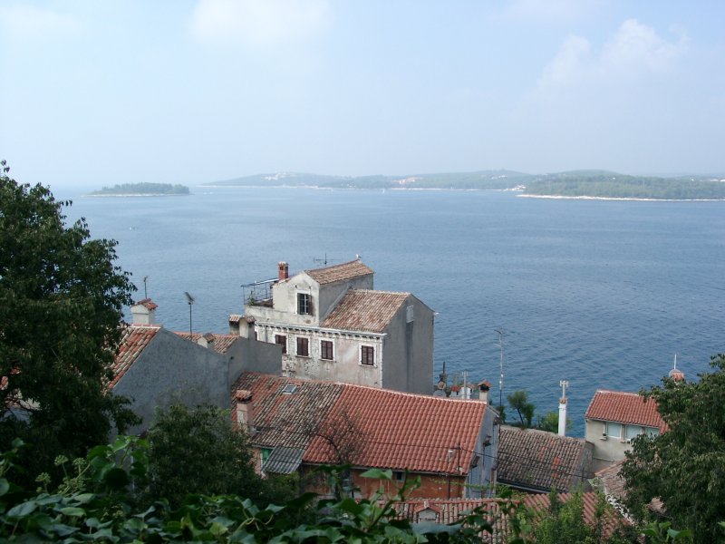 Rovinj: Blick auf die Bucht nördlich der Altstadt (2002)