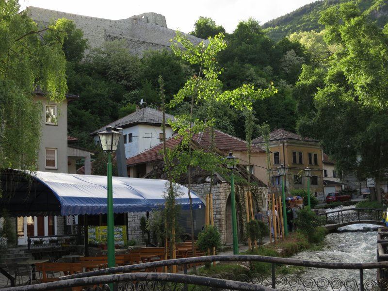 Travnik: Blaues Wasser (Plava Voda) und Festung (2013)