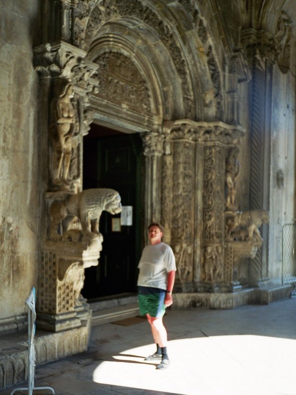 Trogir: Kathedrale Sv. Lovro, Hauptportal (1999)