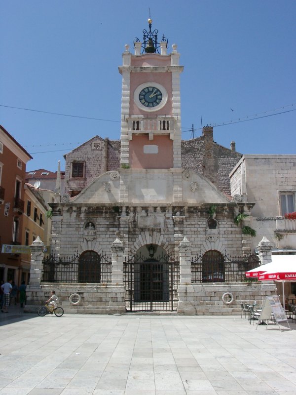 Zadar: Stadtwache und Uhrturm (2003)
