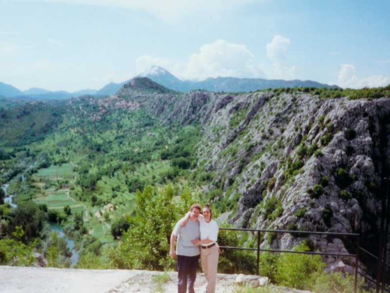 Blick ins Cetina-Tal bei Zadvarje (2000)
