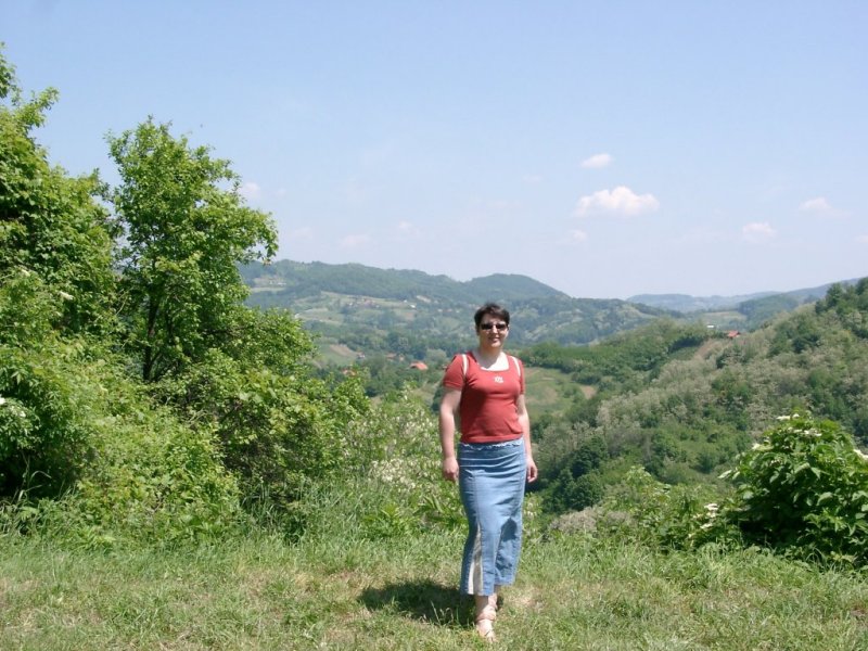 Typische Landschaft in der Zagorje (2004)