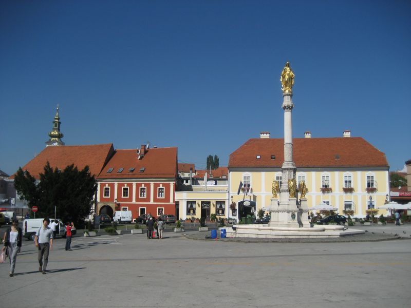 Zagreb: Kaptol-Platz mit Mariensäule (2009)