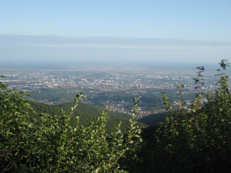 Zagreb: Blick vom Slijeme auf die Stadt (2009)