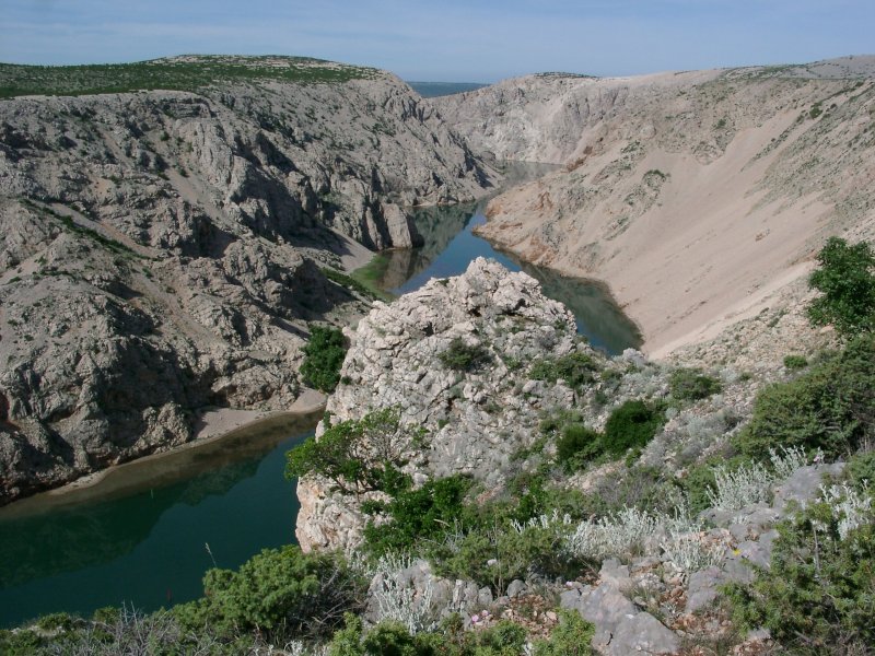 Zrmanja-Canyon: Blick vom Plateau (2006)